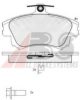 MITSUBISHI 4605A658 Brake Pad Set, disc brake